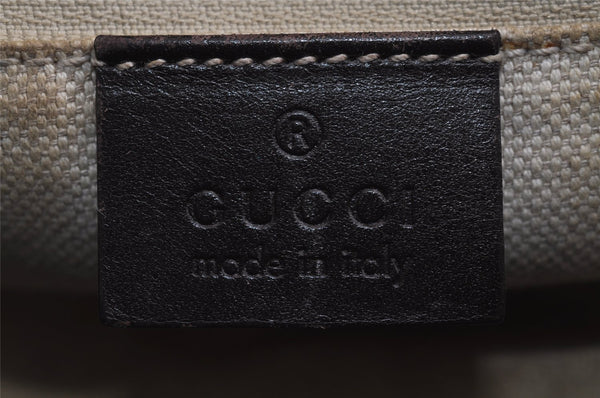 Authentic GUCCI Sukey Shoulder Hand Bag GG Canvas Leather 232955 Brown 4644J