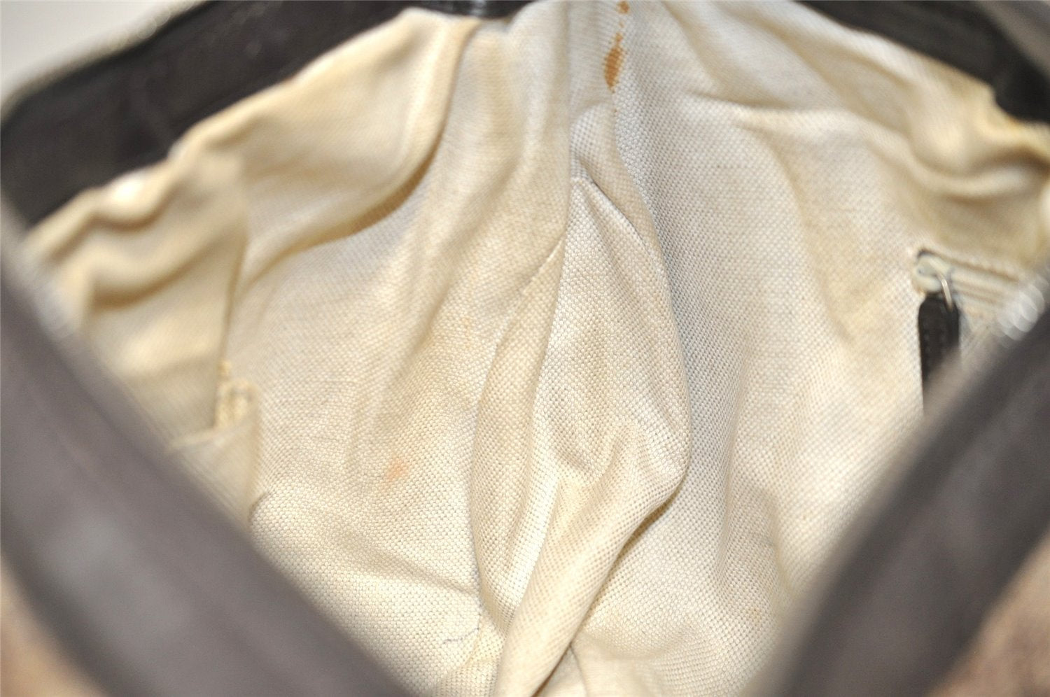 Authentic GUCCI Sukey Shoulder Hand Bag GG Canvas Leather 232955 Brown 4644J