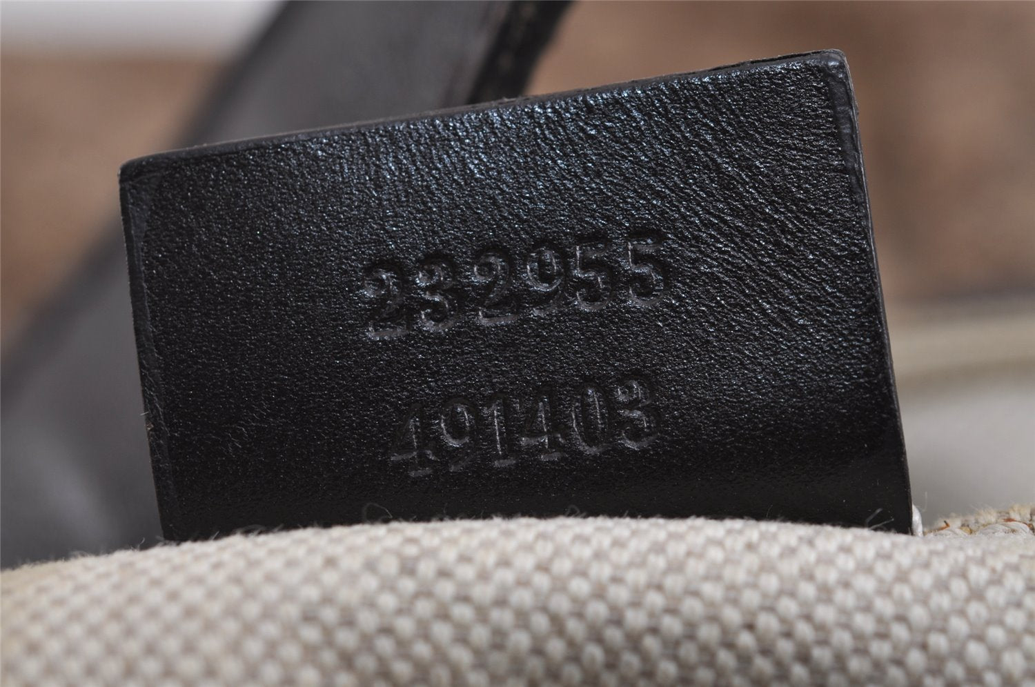 Authentic GUCCI Sukey Shoulder Hand Bag GG Canvas Leather 232955 Brown 4644J