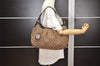 Authentic GUCCI Sukey Shoulder Hand Bag GG Canvas Leather 232955 Brown 4644J