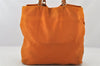 Authentic PRADA Nylon Tessuto Leather Shoulder Hand Bag Orange 4644K