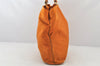 Authentic PRADA Nylon Tessuto Leather Shoulder Hand Bag Orange 4644K