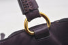 Authentic PRADA Tessuto Bow Nylon Leather 2Way Hand Bag BN1970 Purple 4645K