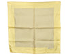 Auth HERMES Petit Carre 40 Scarf Handkerchief Airplane Motif Silk Yellow 4645L