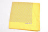 Auth HERMES Petit Carre 40 Scarf Handkerchief Airplane Motif Silk Yellow 4645L