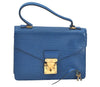 Authentic Louis Vuitton Epi Concorde Hand Bag Purse Blue M52135 LV 4647F