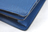 Authentic Louis Vuitton Epi Concorde Hand Bag Purse Blue M52135 LV 4647F