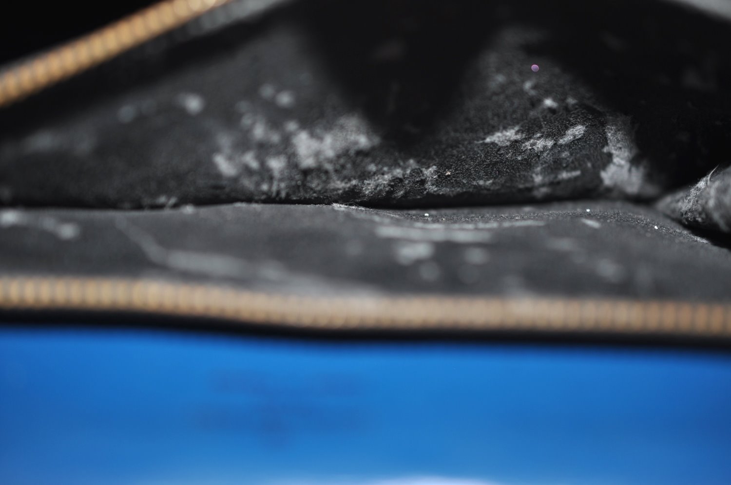 Authentic Louis Vuitton Epi Concorde Hand Bag Purse Blue M52135 LV 4647F