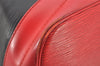 Authentic Louis Vuitton Epi Noe Bi-color Black x Red M44017 Drawstring Bag 4648K