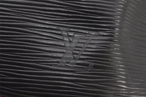 Authentic Louis Vuitton Epi Noe Bi-color Black x Red M44017 Drawstring Bag 4648K