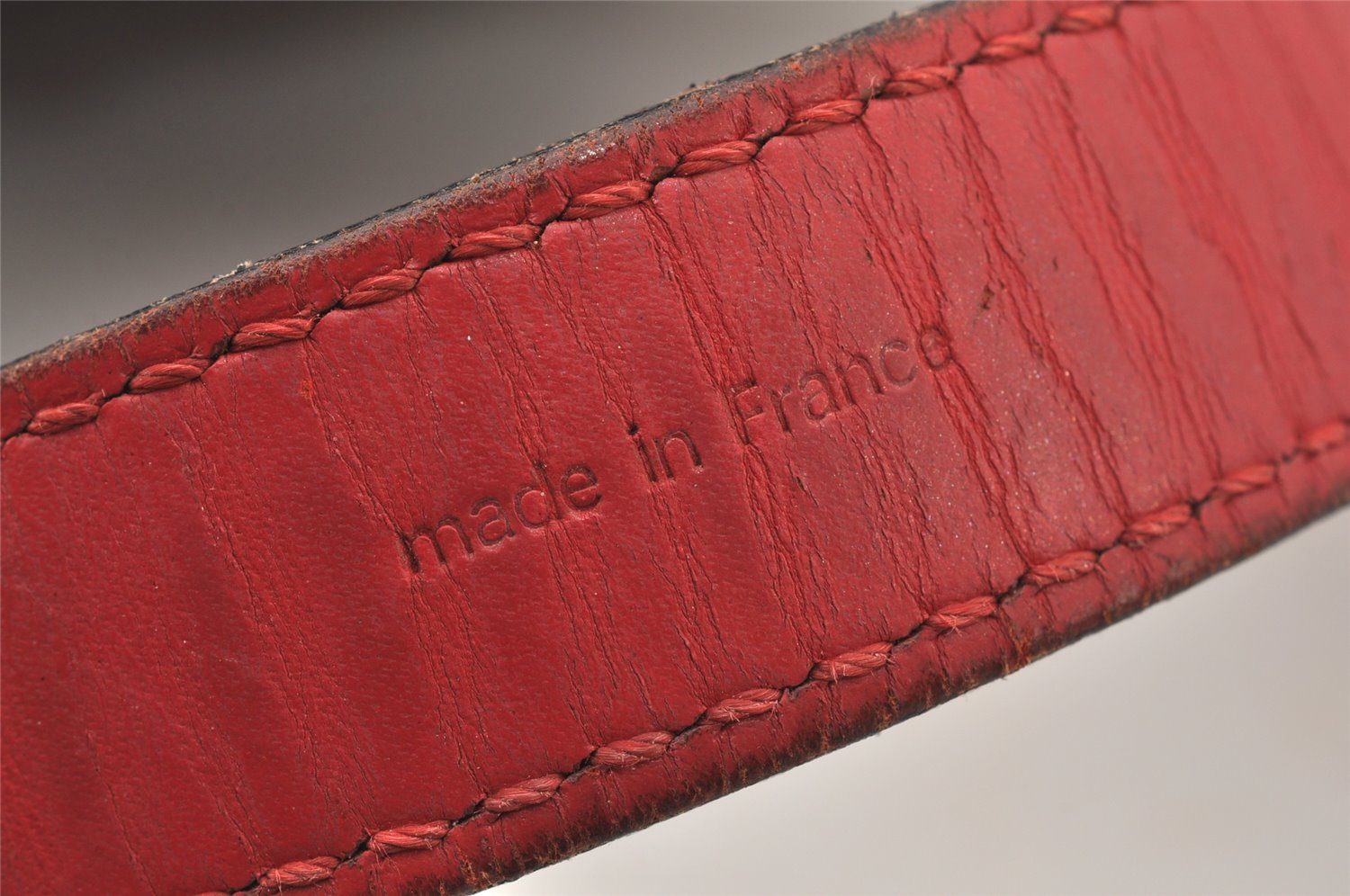 Authentic Louis Vuitton Epi Noe Bi-color Black x Red M44017 Drawstring Bag 4648K