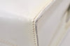 Authentic PRADA Vintage Leather Nappa Shoulder Hand Bag Purse White 4649K