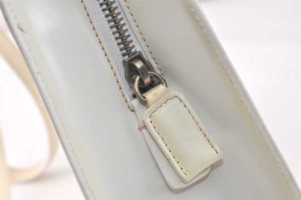 Authentic PRADA Vintage Leather Nappa Shoulder Hand Bag Purse White 4649K