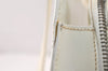 Authentic PRADA Vintage Leather Nappa Shoulder Hand Bag Purse White 4649K