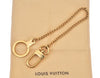 Authentic Louis Vuitton Chenne Ano Cles Key Chain Strap Gold M58021 LV 4649L