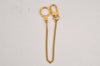 Authentic Louis Vuitton Chenne Ano Cles Key Chain Strap Gold M58021 LV 4649L