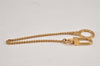 Authentic Louis Vuitton Chenne Ano Cles Key Chain Strap Gold M58021 LV 4649L