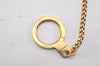 Authentic Louis Vuitton Chenne Ano Cles Key Chain Strap Gold M58021 LV 4649L