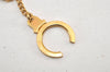 Authentic Louis Vuitton Chenne Ano Cles Key Chain Strap Gold M58021 LV 4649L