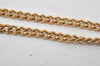 Authentic Louis Vuitton Chenne Ano Cles Key Chain Strap Gold M58021 LV 4649L