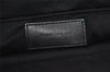 Authentic SAINT LAURENT Clutch Hand Bag Purse Leather TGR397294 Black 4650I