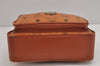 Authentic MCM Visetos Leather Vintage Shoulder Cross Body Bag Purse Brown 4650J