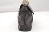 Authentic GUCCI Vintage Shoulder Bag Purse Leather Brown Junk 4651K