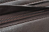 Authentic GUCCI Vintage Shoulder Bag Purse Leather Brown Junk 4651K