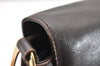 Authentic GUCCI Vintage Shoulder Bag Purse Leather Brown Junk 4651K