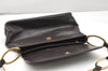 Authentic GUCCI Vintage Shoulder Bag Purse Leather Brown Junk 4651K