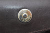 Authentic GUCCI Vintage Shoulder Bag Purse Leather Brown Junk 4651K