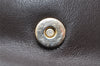 Authentic GUCCI Vintage Shoulder Bag Purse Leather Brown Junk 4651K