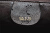 Authentic GUCCI Vintage Shoulder Bag Purse Leather Brown Junk 4651K