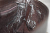 Authentic GUCCI Vintage Shoulder Bag Purse Leather Brown Junk 4651K