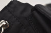 Authentic PRADA Vintage Nylon Tessuto Leather Waist Body Bag Purse Black 4652J