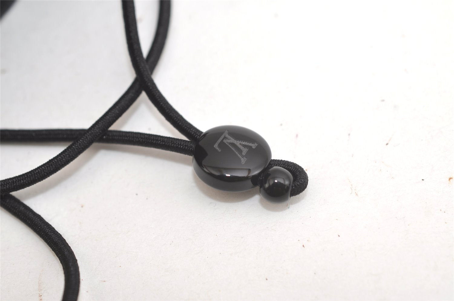 Auth Louis Vuitton Monogram Nylon Mask Cover Black M77147 Box 4652K