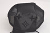 Auth Louis Vuitton Monogram Nylon Mask Cover Black M77147 Box 4652K