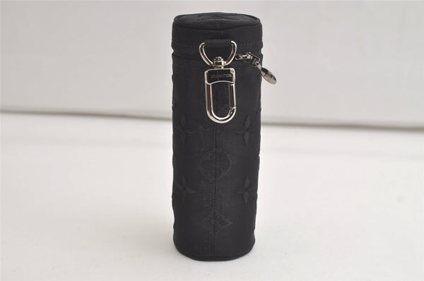 Auth Louis Vuitton Monogram Nylon Mask Cover Black M77147 Box 4652K