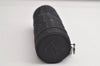 Auth Louis Vuitton Monogram Nylon Mask Cover Black M77147 Box 4652K