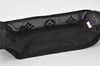 Auth Louis Vuitton Monogram Nylon Mask Cover Black M77147 Box 4653K