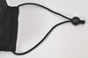 Auth Louis Vuitton Monogram Nylon Mask Cover Black M77147 Box 4653K