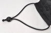 Auth Louis Vuitton Monogram Nylon Mask Cover Black M77147 Box 4653K