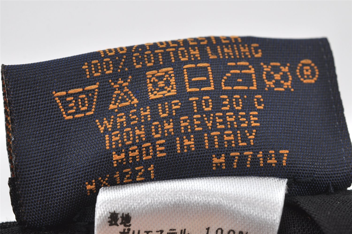 Auth Louis Vuitton Monogram Nylon Mask Cover Black M77147 Box 4653K