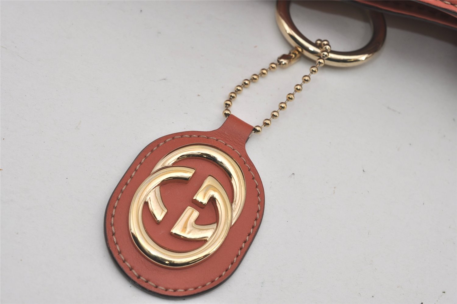 Authentic GUCCI Guccissima Sukey Shoulder Tote Bag GG Leather 211944 Pink 4655I