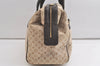 Auth Louis Vuitton Monogram Mini Josephine GM Hand Bag Beige M92413 LV 4656K