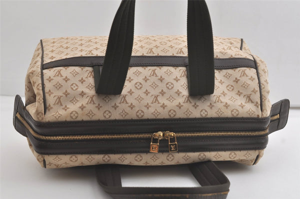 Auth Louis Vuitton Monogram Mini Josephine GM Hand Bag Beige M92413 LV 4656K