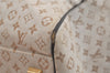 Auth Louis Vuitton Monogram Mini Josephine GM Hand Bag Beige M92413 LV 4656K