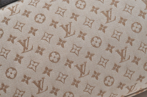 Auth Louis Vuitton Monogram Mini Josephine GM Hand Bag Beige M92413 LV 4656K