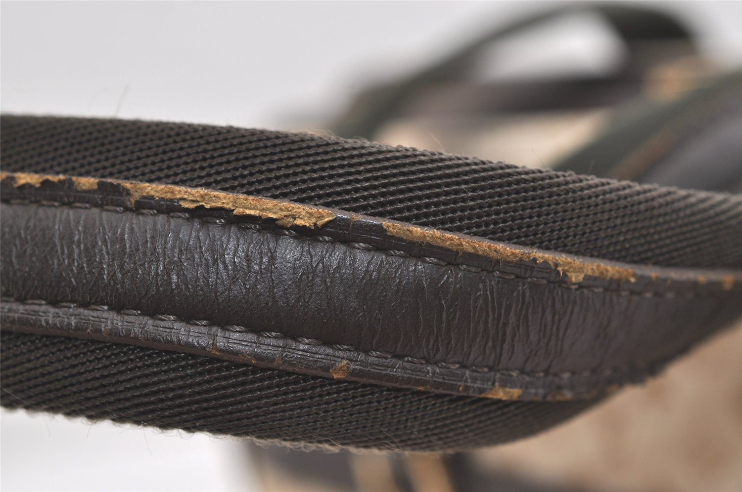 Auth Louis Vuitton Monogram Mini Josephine GM Hand Bag Beige M92413 LV 4656K