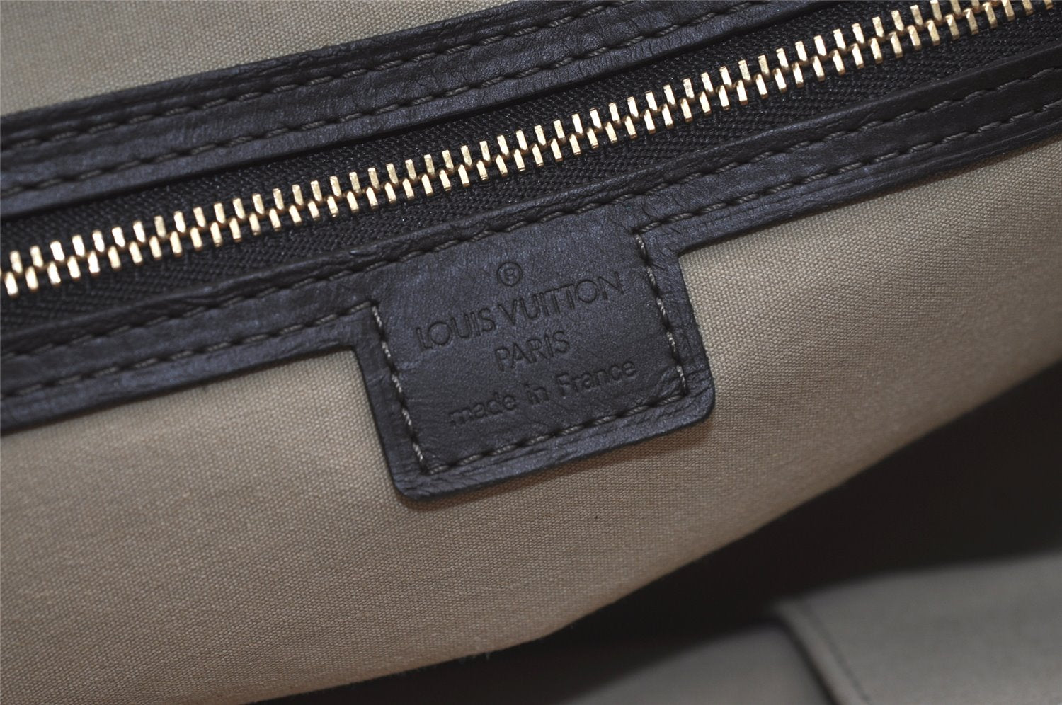 Auth Louis Vuitton Monogram Mini Josephine GM Hand Bag Beige M92413 LV 4656K